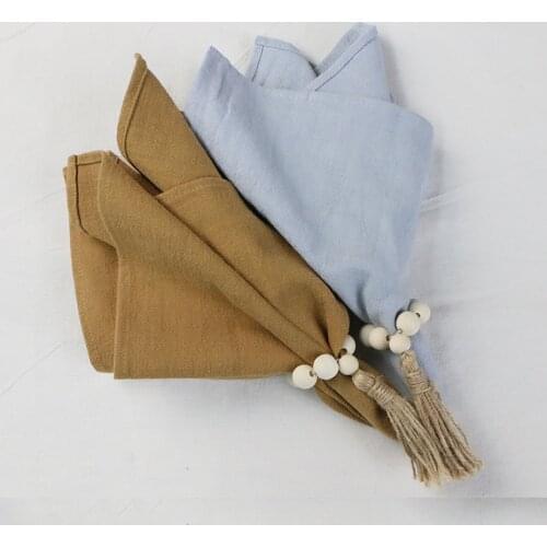 12PCS Linen Napkins, Reusable Cloth ,Table Mat ,Kitchen Tableware Durable Towel ,for Family Dinners Weddings Party Dining Room