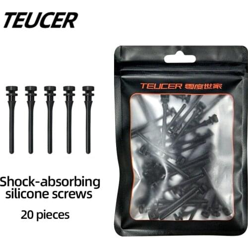 20pcs Black PC fan Rubber Screw Damping Nail Vibration Dampening Silicone Screw Pin Rivet
