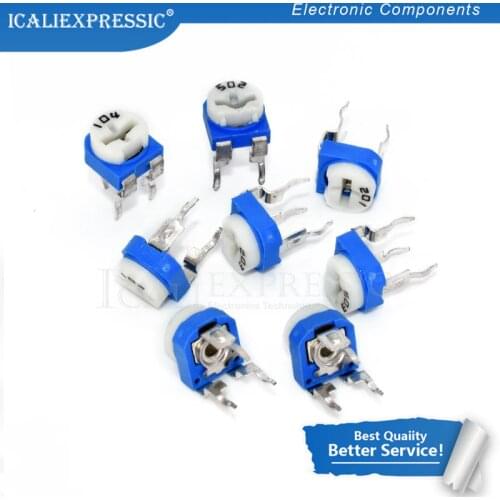 20PCS RM065 RM-065 200K ohm 204 RM065-204 Trimpot Trimmer Potentiometer variable resistor