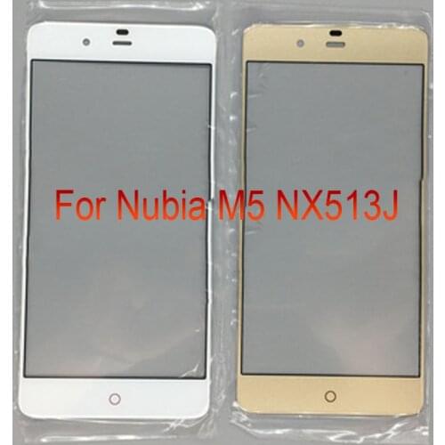 A+Quality For Nubia M5 NX513J Touch Screen Digitizer TouchScreen Glass panel M5 nx51j Without Flex Cable Replacement Parts