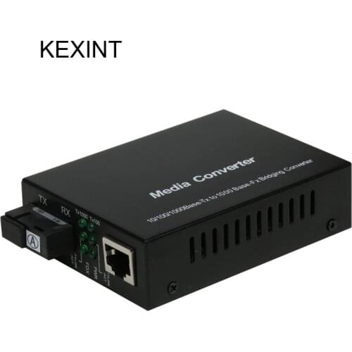 Fast Media Converter SFP Transceiver Module 5KM 100Mbps Fast Ethernet RJ45 to Fiber Switch 2 Port SC Single Mode