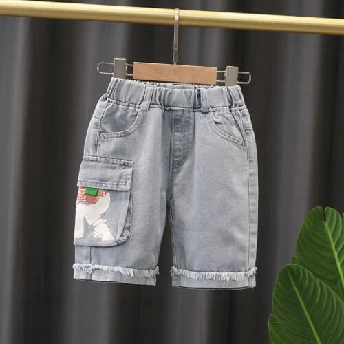 Kids Denim Shorts Sports Pants Summer Children Shorts Cotton Shorts For Boys Girls Brand Shorts Toddler Panties Baby Jeans 2-6Y