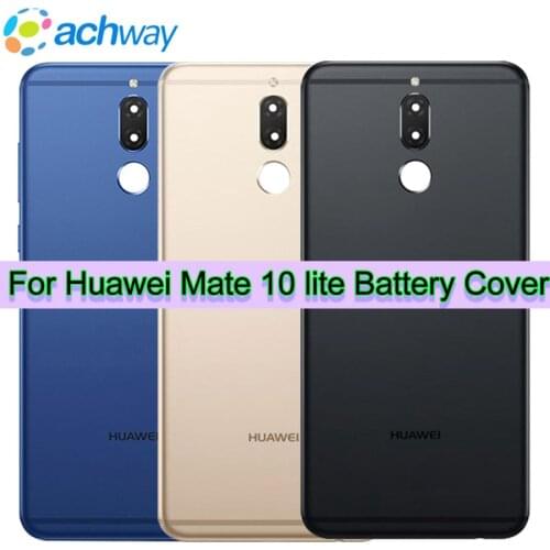 For Huawei Mate 10 Lite Battery Cover Rear Door Housing G10 Plus Back Case 5.9" for Huawei Nova 2i Mate 10 Lite Battery Cover