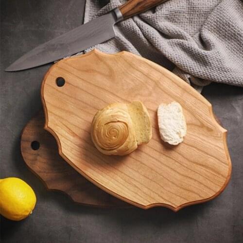 Black Walnut Beech WoodenCutting Board Blocks Chopping Board Food Fruit Candy Bread Tea Coffee Trays Plates Dishes Storage
