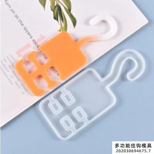 Epoxy Resin Mold Shiny Hook up Silicone Mould DIY Crafts Jewelry Decorations Making Tools