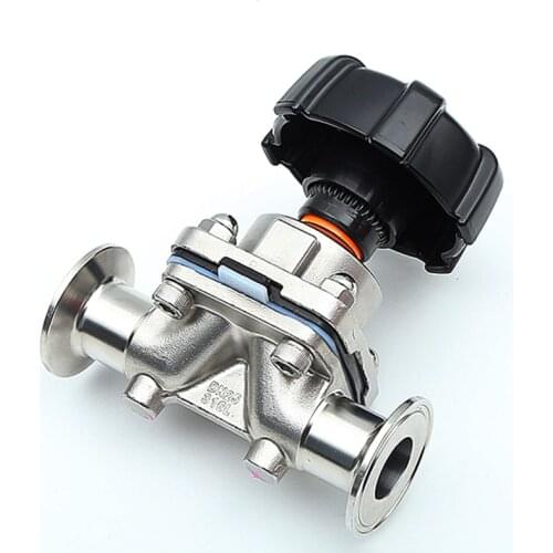 Fit 3/4" 19mm Pipe OD x 1.5" Tri Clamp Sanitary Diaphragm Valve SUS 316L Stainless Steel For Homebrew Beer Brewing