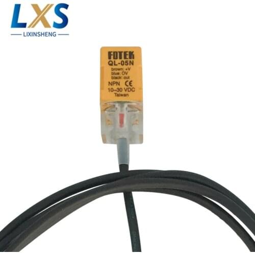 10PCS Taiwan FOTEK Inductive Proximity Switch Sensor 2m Wire Length Fotek Proximity Sensors Ql-05n