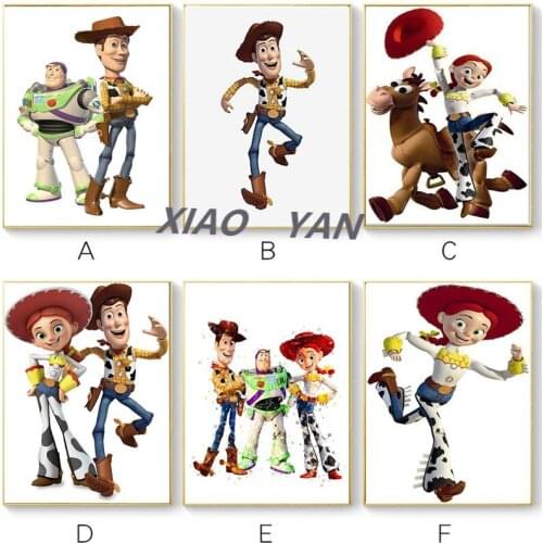 Toy Story Cartoon Character Diamond Painting New Product 5D Diamond Inlaid Diamond Embroidery Full Cross Stitch Kits Home Decor
