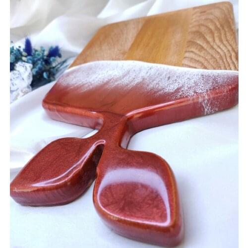 Natural pine wood wood epoxy design Hem cut both servismatik design