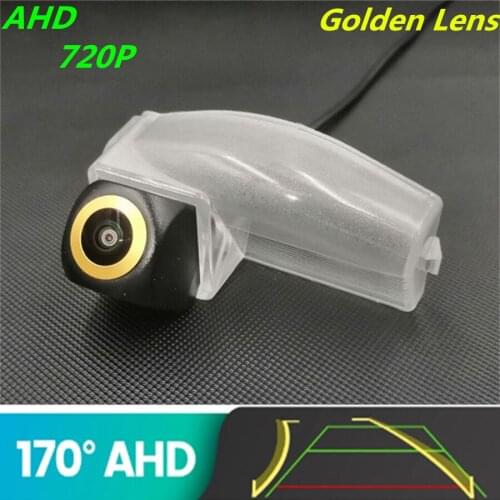 AHD 720P Trajectory Golden Lens Car Rear View Camera For Mazda 3 (BK) 2003-2009 (BL) 2009-2013 Vehicle Camera