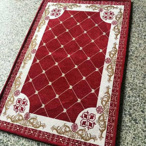 Geometric Drawing Rugs Jacquard Mesh Carpet Non-Slip Lace Modern Pattern Decoration Around for Living Room Bedroom Decoration