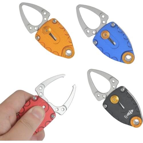 Mini fish grip alluminum alloy portable fishing lip grip Upgraded version control fish effort strong