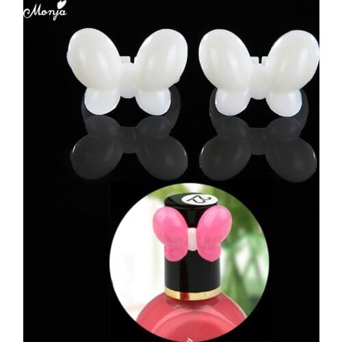 Monja 50Pcs Nail Art UV Gel Polish Varnish Color Display Butterfly Fake Ring Coloring Showing Trainning False Nail Manicure Tool