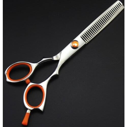 New professional 6.0 inch Japan 9cr13 thinning shears barber cut hair scissors set makeup hairdressing scissors Free shipping