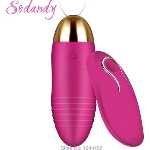 New Silicone Bullet Vibrators Wireless Remote Control Vibrating Egg 10 Speed Adult Product for Women Female Sex Toys