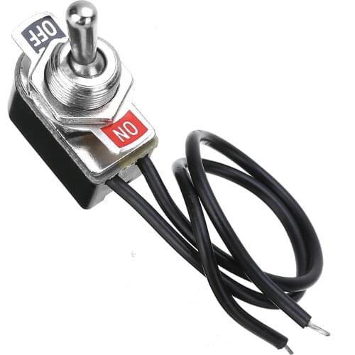 AC 250V 6A On/Off Prewired Standard Toggle Switch With Wire Cable KNS-1 SPST Contacts Switch Electrical Equipment