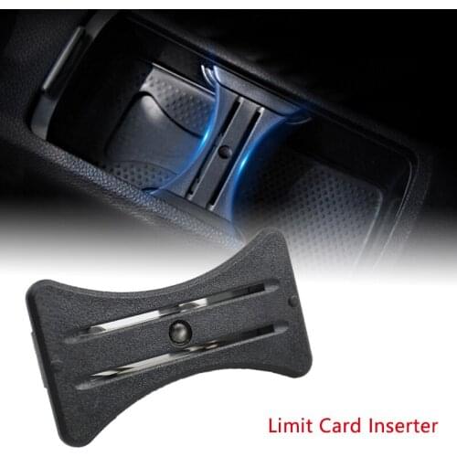 Car Interior Accessories Water Cup Limit Card Inserter Coin Slot For Volkswagen Golf 6 GTI R20 2008-2012 Armrest Box Storage Box
