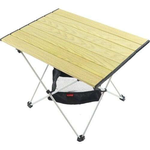 Portable Folding Camping Table,Ultralight Aluminum Table Compact Camp Table with Carry Bag for BBQ