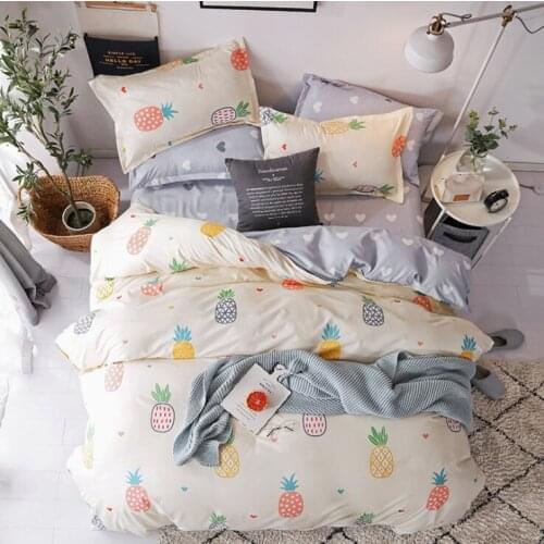 Bedding Set luxury Animal Fox 3/4pcs Family Set Include Bed Sheet Duvet Cover Pillowcase Boy Room Decoration Bedspread