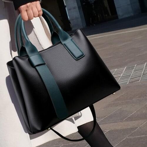 Casual Pu Leather Women Handbags Large Capacity Female Shoulder Messenger Bag Designer High Quality Ladies Purses Tote Bags New