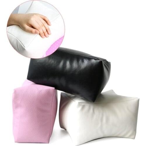 Professional Nail Art Table Hand Pillow Faux Leather Armrest Cushion Carpet