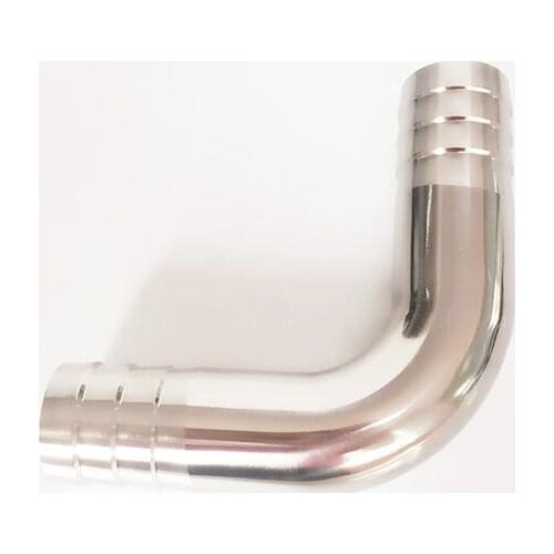2-1/2" 63mm OD Hose Barb 304 Stainless Steel Sanitary 90 Degree Elbow Pipe Fitting For Home Brew Homebrew Wine Beer Brewing