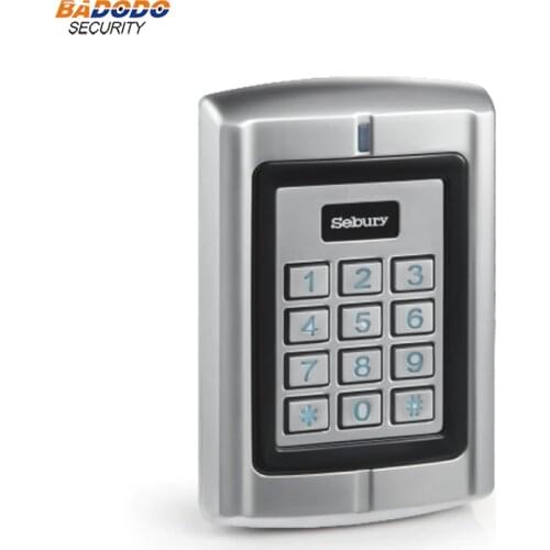 Sebury B6 Plus 20000 users waterproof Metal Standalone access controller reader support 125KHz RFID EM ID card