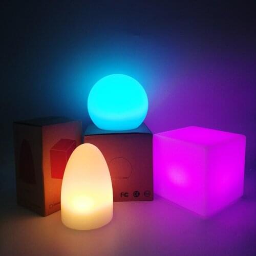 Led Luminous Night Light Bar Ktv Atmosphere Light Bedroom Coffee Shop Luminous Night Light Lamp With Remote Control Table Lamp