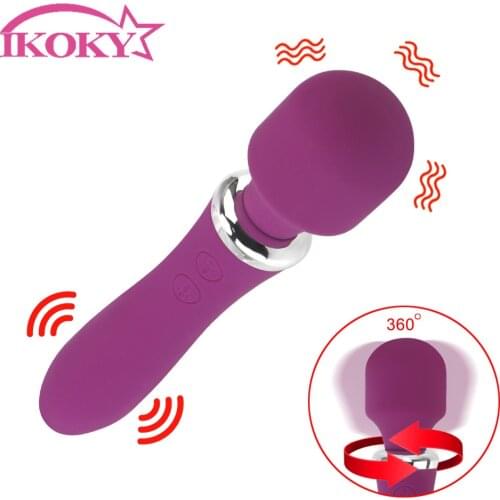 Magic Wand AV Vibrator G Spot vibrating Dildo Vaginal Sex Massager Dual Motors Vibrators Clitoris Stimulator Sex Toys for Woman