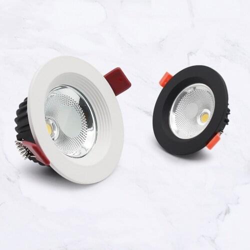 Regulável led teto downlight cob 7w 9w 12w 15w 20w loja de roupas engenharia embutida iluminação para casa
