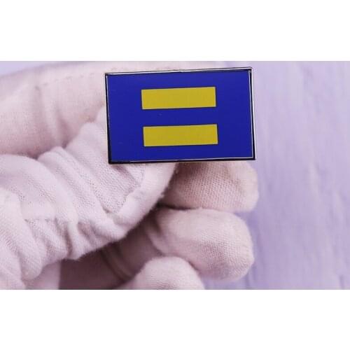 LGBTQ Pride Human Rights Equality Flag Pin most recognizable transgender symbols Badge