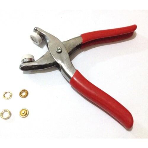 2018 Real Special Offer Scrapbook Botones 100 Sets 9.5mm Gold Prong Ring Press Studs Snap Fasteners Poppers Dummy Clip + Pliers