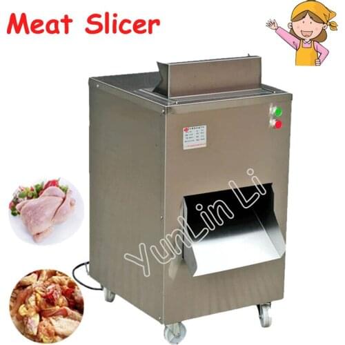 380V/220V Practical Food Processor Restaurant Meat Cutting Machine Chicken Slicer QC