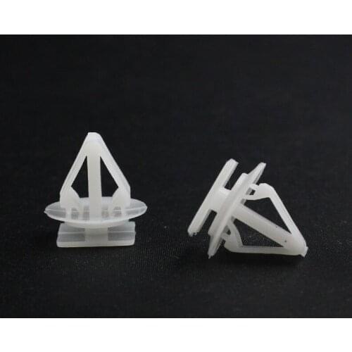 500x Trim side fender snaps Fastener retainer clips for Mazda geely white color HKpost Free shipping