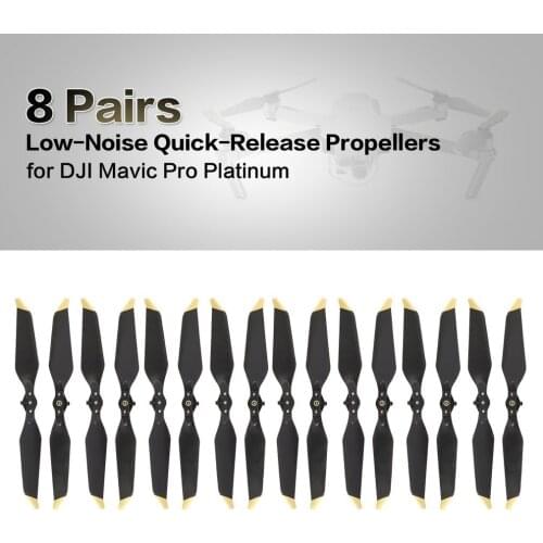 8 Pairs 8331 Low-Noise Quick-Release Replacement Blade Props Propeller for DJI Mavic Pro Platinum Drone RC Accessories