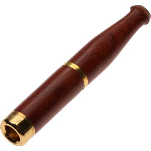 85x13mm Wood Polish Smoke Cigarette Holder Smoking Pipe Bit Straight Filter Cigarette Accessories