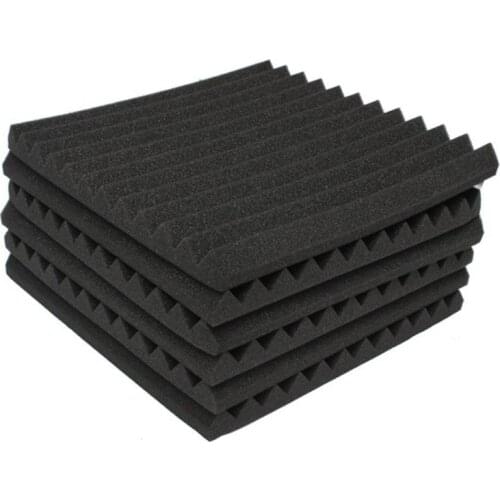 Acoustic Panels Studio/ recording studios/control rooms Foam Wedges 24 Pack 1 inch X 12 inch X 12 inch