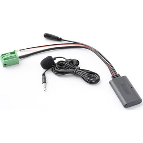 Car Aux Bluetooth Music Receiver Cable Adapter w/ Mic For Mercedes CLC SLK SL 2008 Comand NTG Radio Media