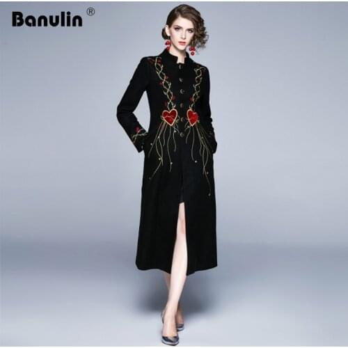 Banulin Womens Black Coats