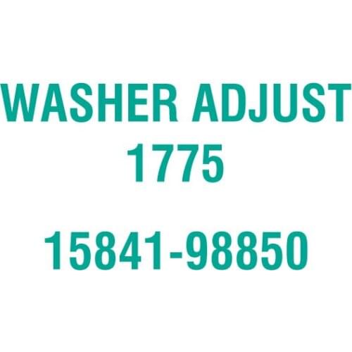 For Kubota 15841-98850 WASHER ADJUST 1775