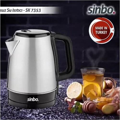 Hot Kettle Sinbo wireless 2200 W 1.7 L Steel Kettle