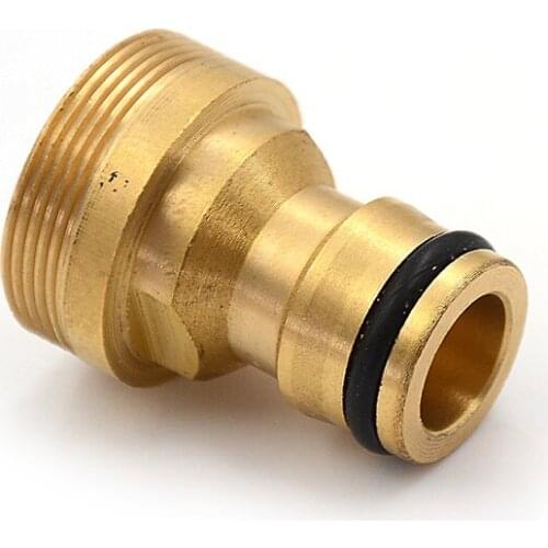Hot Tap Brass Garden Hose Pipe Tube Quick Connector Watering Equipment Spray Nozzle