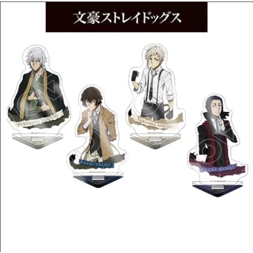 Anime Bungo Stray Dogs Acrylic Stand Figure Display Model Plate Decor Birthday Gift Dazai Osamu Nakajima Atsushi Edogawa Rampo