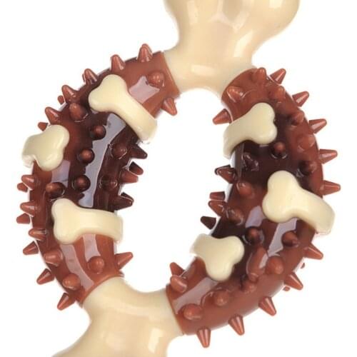 Pet Toy Ring Cleaning Teeth Bones Dogs Bones For Pet Puppy Supplies Dog Toys Chews Snack Food Treats