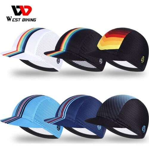 West Biking Cycling Cap Summer Bike Quick-Drying Breathable Sweat Absorbing Sun Hat Outdoor Cycling Cap Sun Hat Cycling Equipmen