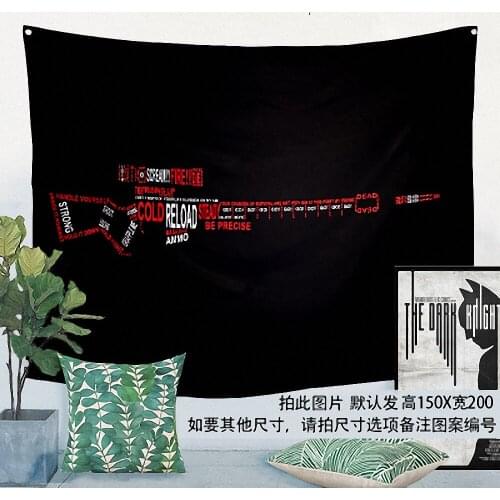 Classic Movie\Rock Band\Creative Pattern Flag Banner Cloth Art Retro Poster Tapestry Wall Sticker Hanging Painting Indoor Decor