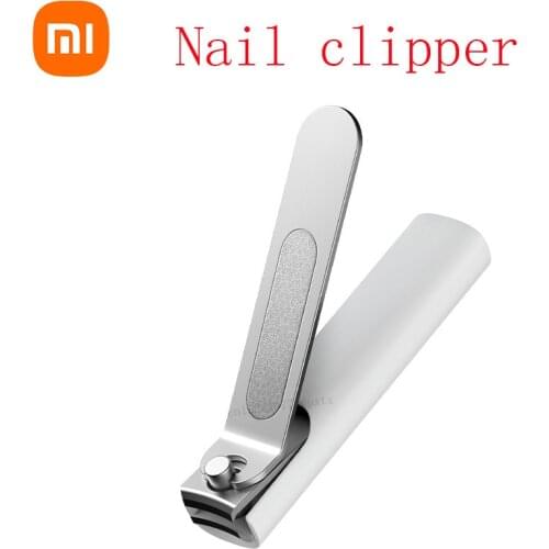 Xiaomi Mijia Stainless Steel Nail Clippers With Anti-splash cover Trimmer Pedicure Care Nail Clippers Professional File