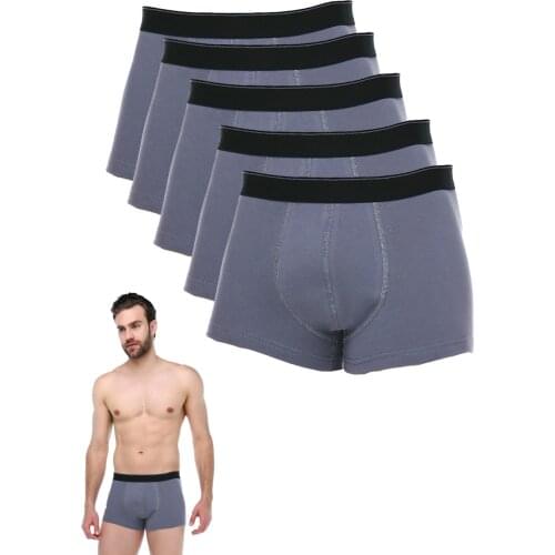Mens Boxer 5li Package Basic 19505 Anthracite