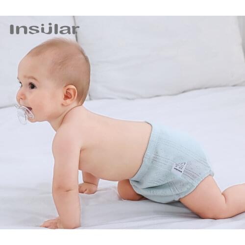 Insular New Breathable Reusable Nappies Baby Cloth Diapers Washable Infants Children Baby Cotton Training Pants Nappy Panties