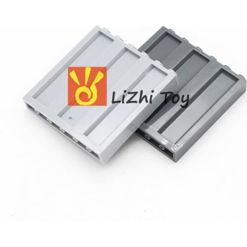 Moc 23405 Panel 1x6x5 Corrugated Enclosing Wall Building Block Compatible All Brands Assembles Particles Rail Fence Street View